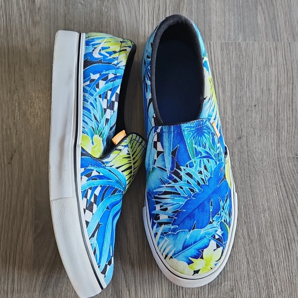 Nike Court Royale tropical print slip-on sneakers, size 7 - Picture 4 of 10